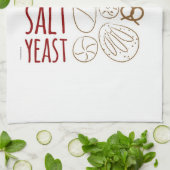 Brood Ingrediënten Tea Towel Theedoek (Gevouwen)