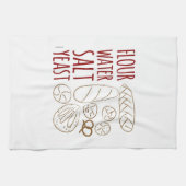 Brood Ingrediënten Tea Towel Theedoek (Horizontaal)