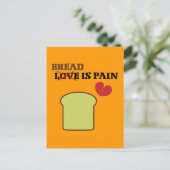 Brood is pijn briefkaart (Staand voorkant)