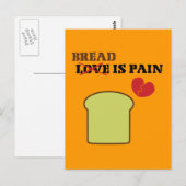 Brood is pijn briefkaart (Voorkant / Achterkant)
