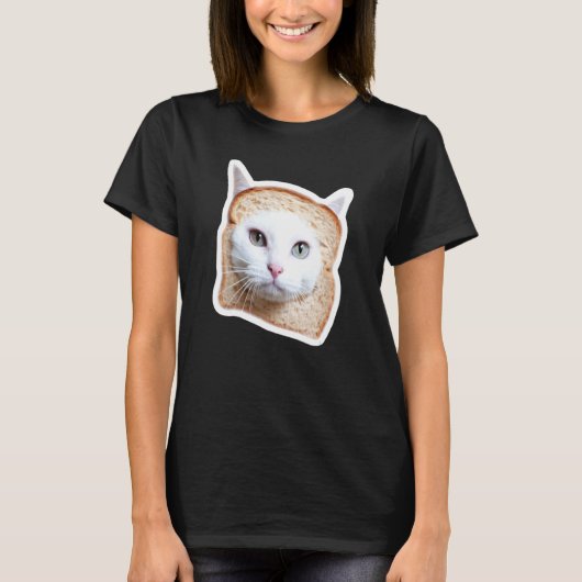 Brood Kat Internet Meme T-shirt (Voorkant)