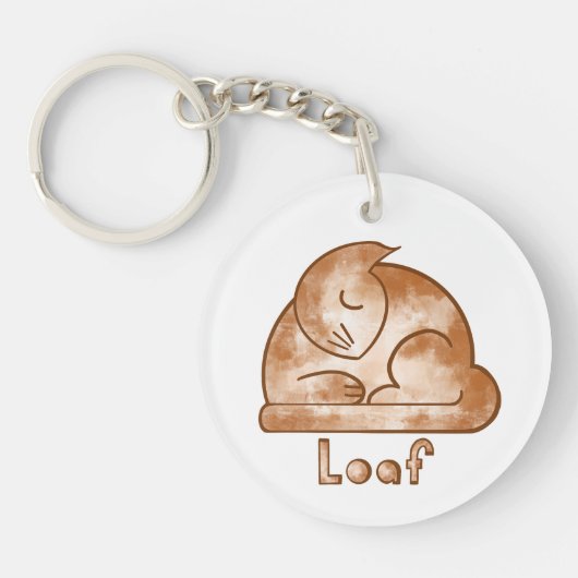 Brood Kat Sleutelhanger (Voorkant)