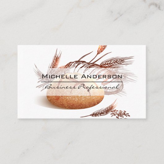 Brood Laaf  | Houten Tafel Visitekaartje (Voorkant)