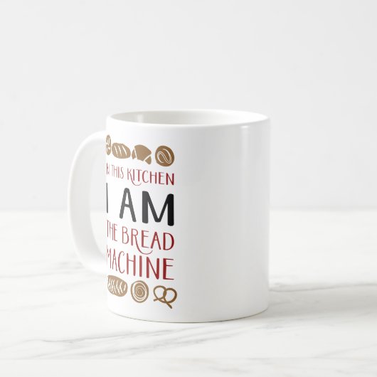 Brood-machine-bakken Koffiemok (Voorkant links)