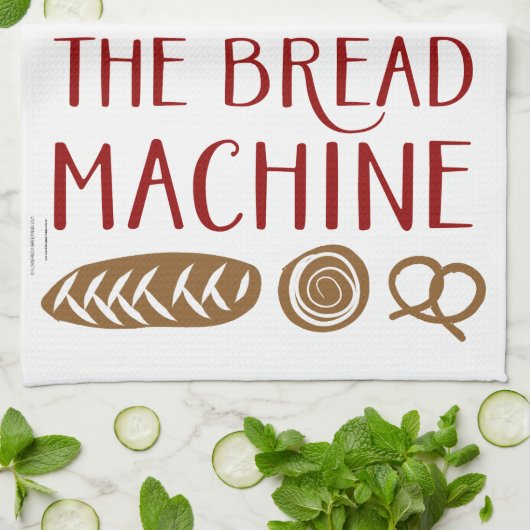 Brood-machine-bakken Theedoek (Gevouwen)