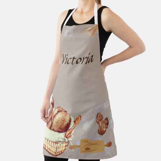 Brood maken groot all over print Schort (Insitu)