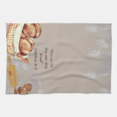 Brood maken groot all over print Schort Theedoek (Horizontaal)