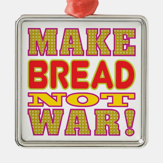 Brood maken metalen ornament (Voorkant)