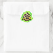 Brood mandje ronde sticker (Tas)