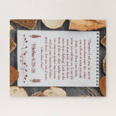 Brood | Matthew 6:25 Bijbelverse Legpuzzel (Horizontaal)