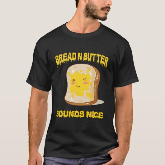 Brood met boter t-shirt (Voorkant)