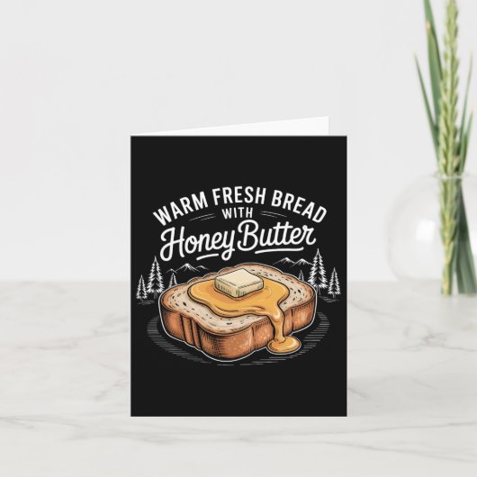  Brood Met Honingboter Ontwerp Voor Mannen Kind Kaart (Voorkant)