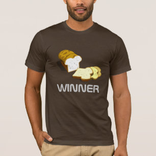 Brood met winnaar t-shirt