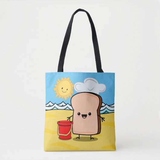 Brood Op Het Strand Tote Bag (Voorkant)