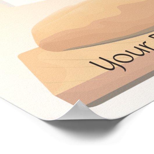 Brood-productgebak Poster (Hoek)