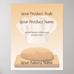 Brood-productgebak Poster