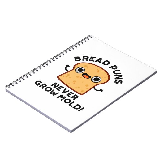 Brood Puns groeit nog nooit kruimel Notitieboek (Linkerzijde)