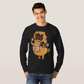 Brood Roll Pug Abs Classic T-Shirt 99 (Voorkant volledig)