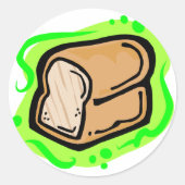 Brood Ronde Sticker (Voorkant)