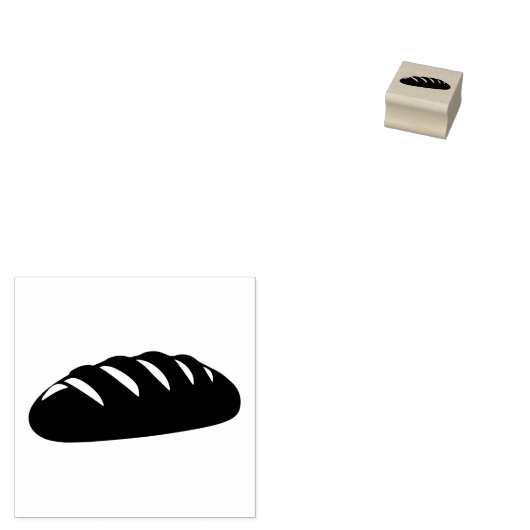 Brood Rubberstempel (Gestempeld)