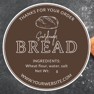 Brood  Rustic Sourdough Bread Sticker