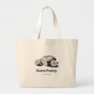 Brood & Sinaasappel Gusto Poëzie Grote Tote Bag