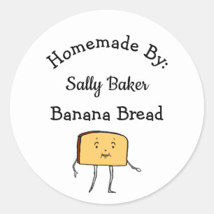  Brood Slice Custom Retro Baking Sticker