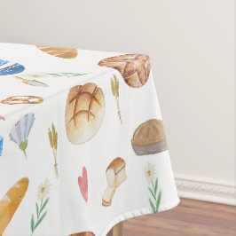 Brood | Taarten | Bakkerij Waterverf Patroon Tafelkleed