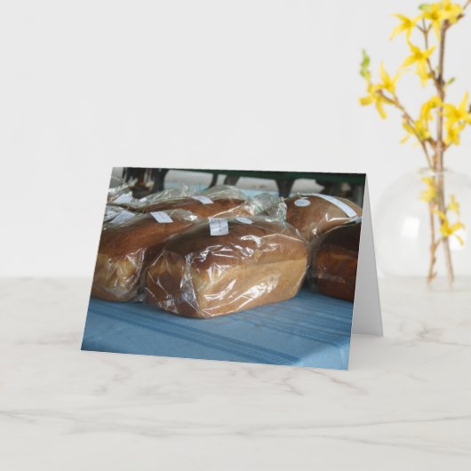 Brood te koop kaart (Gele Bloem)