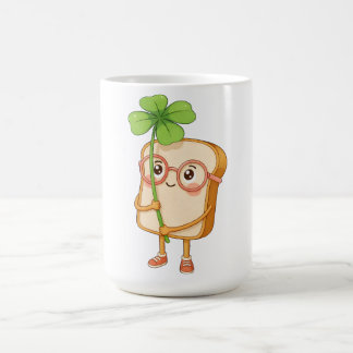 Brood Tony Lucky Clover – Cute Bread -T-Shirt Koffiemok
