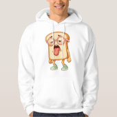 Brood Tony Vermoeide Stemming – Grappig Brood T-Sh Hoodie (Voorkant)