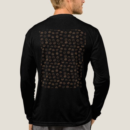 brood Tri-Blend shirt (Achterkant volledig)