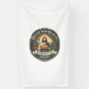 Brood Uit De Hemel Jezus Brood Leven Bakkerij Chri Spandoek