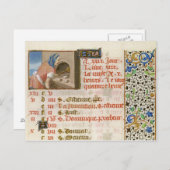 Brood uit een boek 's avonds briefkaart (Voorkant / Achterkant)