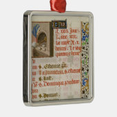 Brood uit een boek 's avonds metalen ornament (Rechts)