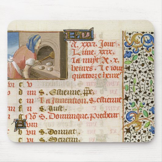 Brood uit een boek 's avonds muismat (Voorkant)