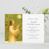 Brood van de engelen Eerste Heilige Communie Kaart (Staand voorkant)