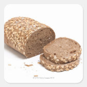 brood vierkante sticker (Voorkant)