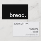 brood. visitekaartje (Voorkant / Achterkant)