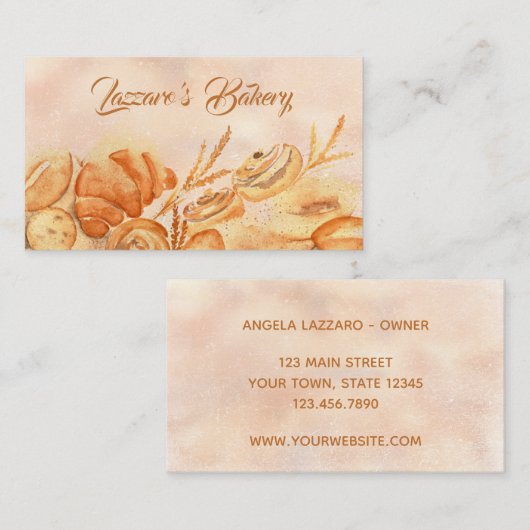 Brood Visitekaartje (Voorkant / Achterkant)