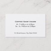 brood visitekaartje (Achterkant)