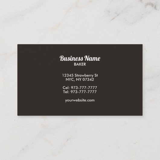  Brood visitekaartjes (Achterkant)