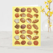 Brood wenskaart kaart (Gele Bloem)