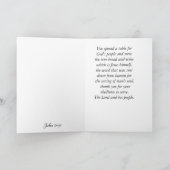 Brood/wijn Bedankkaart (Binnen)