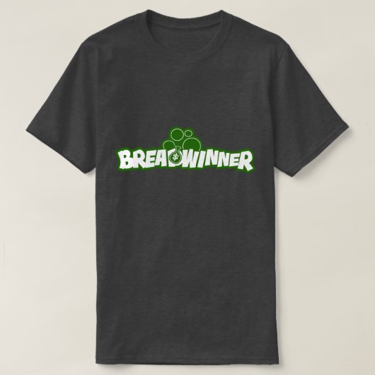 Brood Winner op mijn papier T-shirt (Design voorkant)