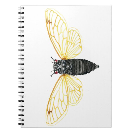 Brood X 17 jaar Periodicaal Cicada Notitieboek (Voorkant)