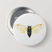 Brood X 17 jaar Periodicaal Cicada Ronde Button 7,6 Cm (Voorkant /achterkant)