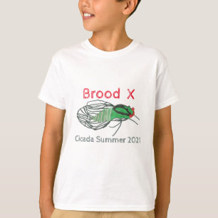 Brood X Cicade Zomer 2021 T-Shirt