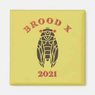 Brood X Great Eastern Cicada 2021 Magneet