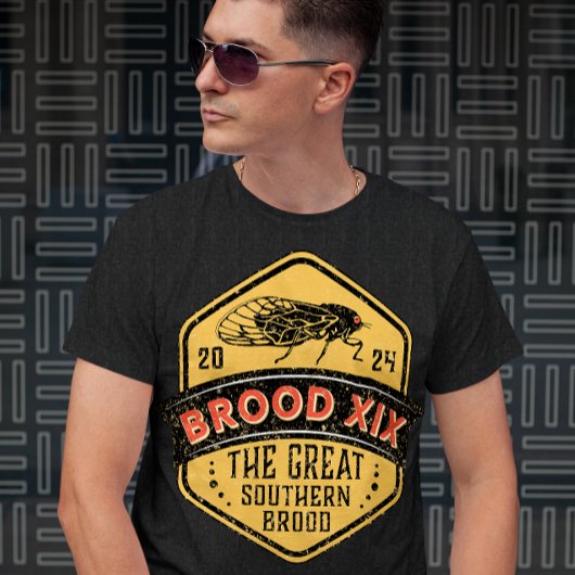 Brood XIX Cicaden Grote Zuidelijke Broed Grunge T-shirt